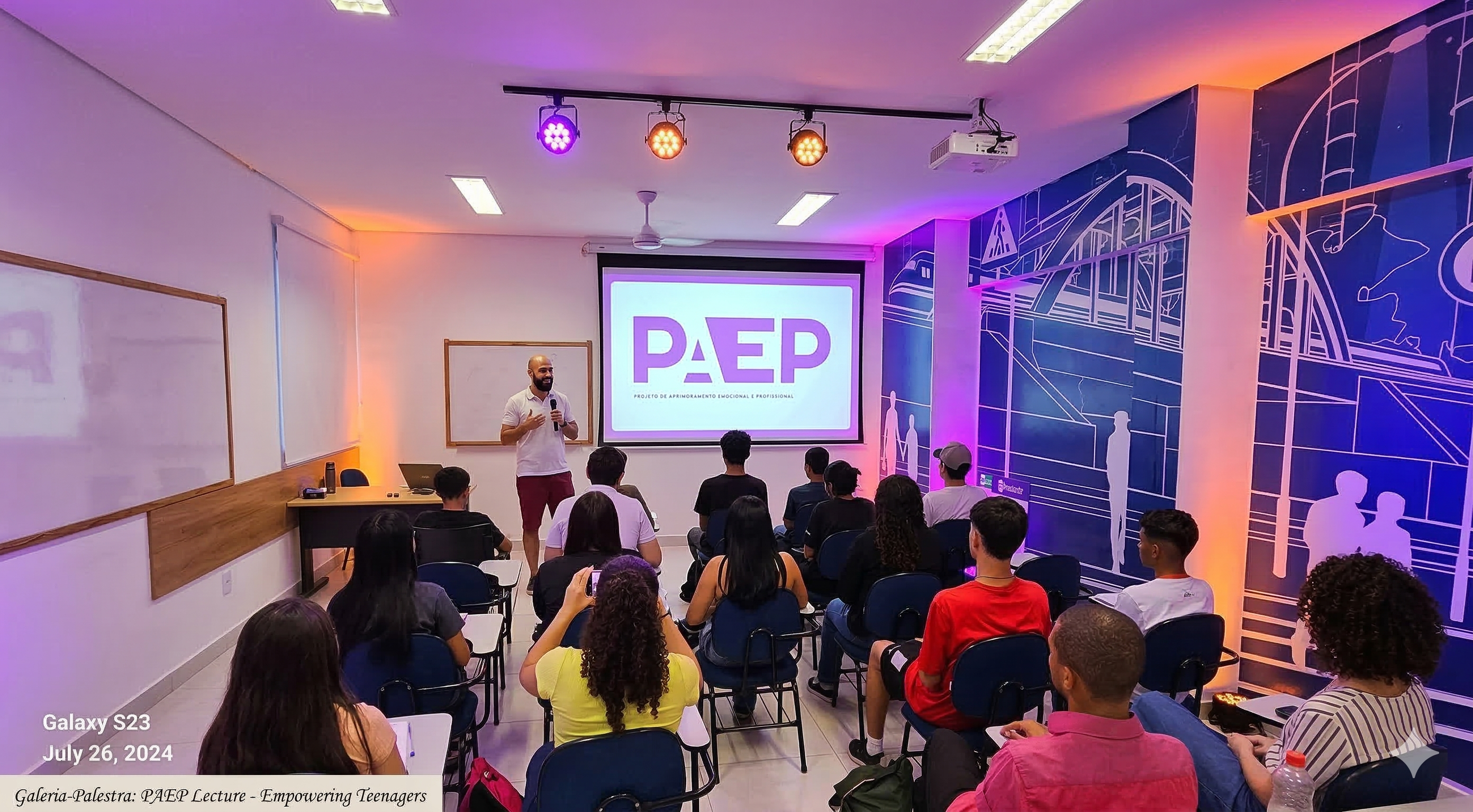 Palestra e workshop gratuito para jovens em Bauru